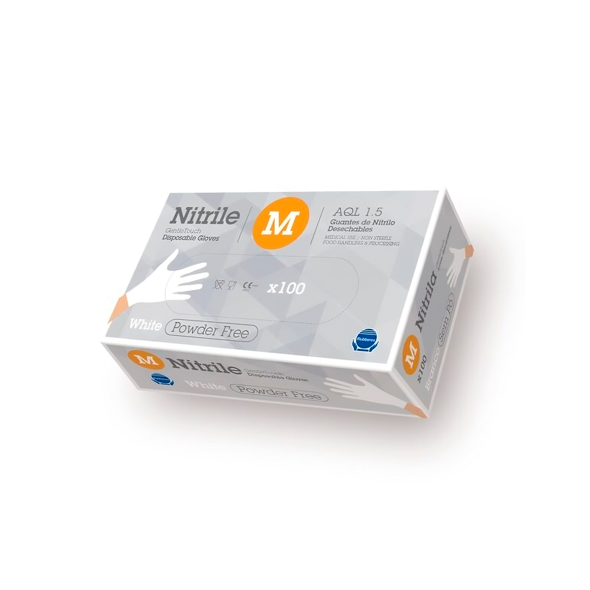 GUANTE DESECHABLE NITRILO G.TOUCH LG BLANCO 3,5 GR